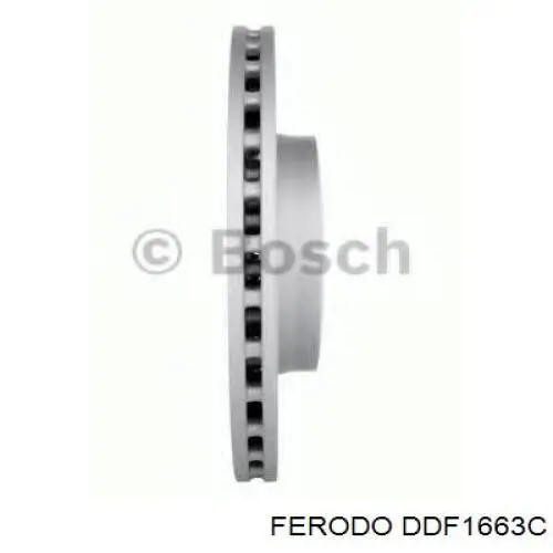Тормоз дисковый передний Ferodo DDF1663C цена, от 66.46 USD