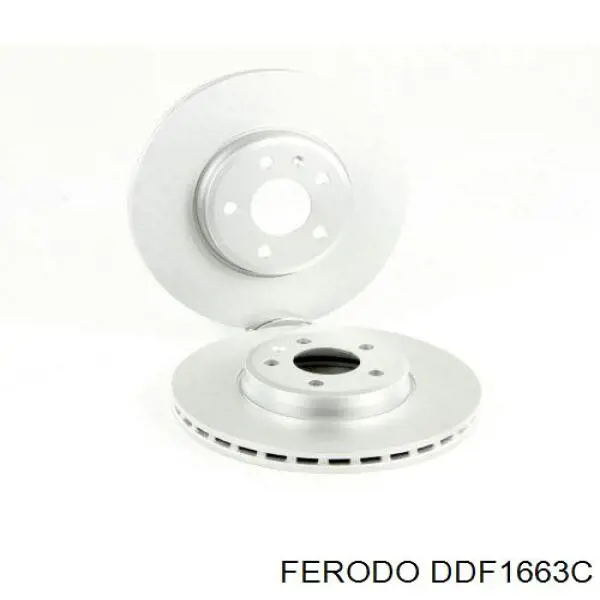 Тормоз дисковый передний Ferodo DDF1663C цена, от 66.46 USD