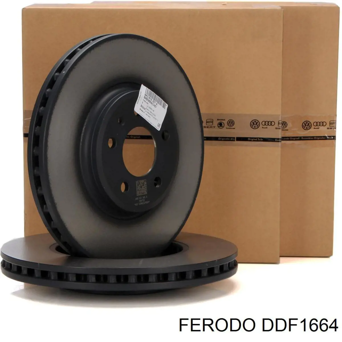 Freno de disco delantero DDF1664 Ferodo
