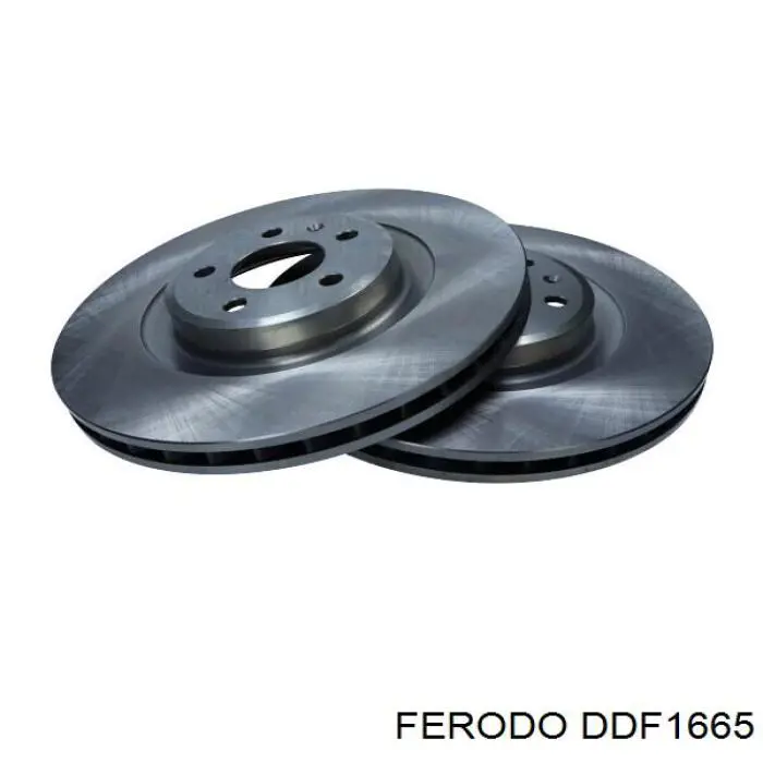 Freno de disco delantero DDF1665 Ferodo