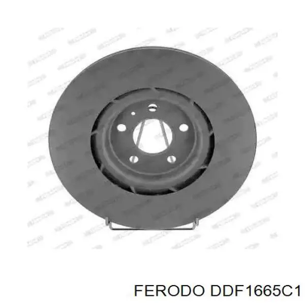 Передние тормозные диски DDF1665C1 Ferodo