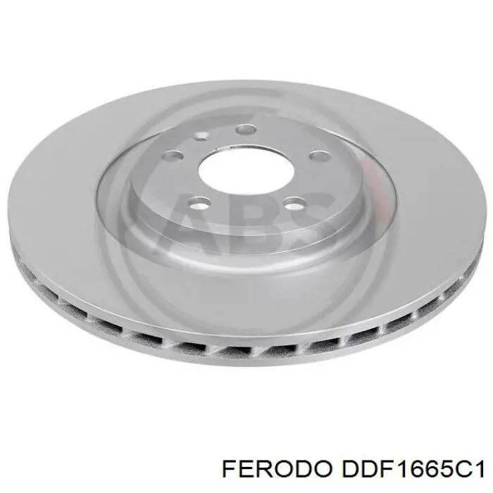 Передние тормозные диски DDF1665C1 Ferodo