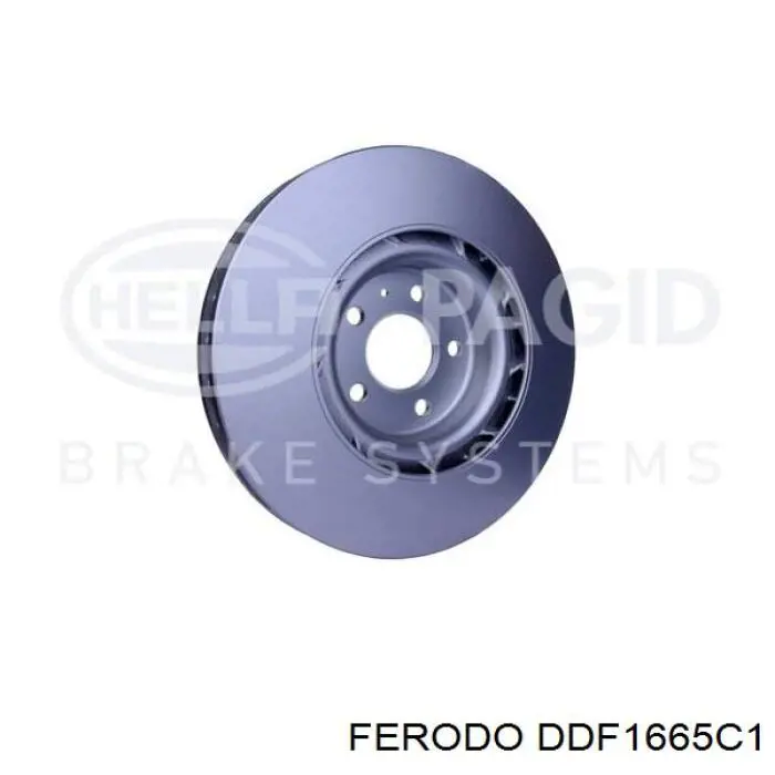 Передний тормозной диск Ferodo DDF1665C1