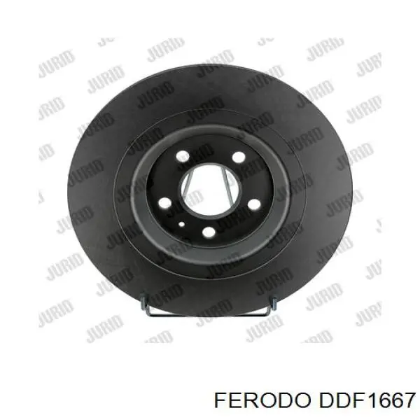 DDF1667 Ferodo диск тормозной задний