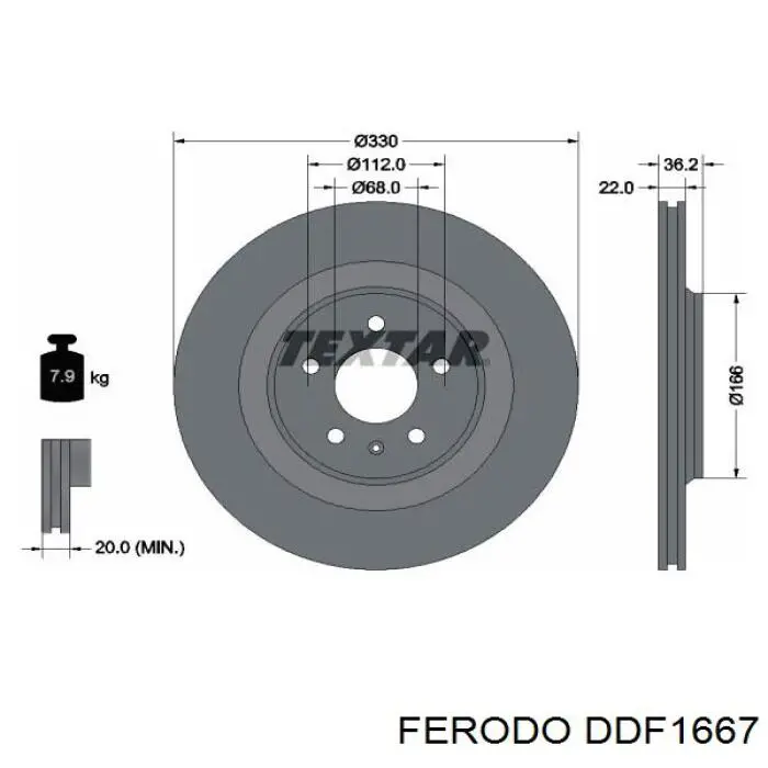 DDF1667 Ferodo