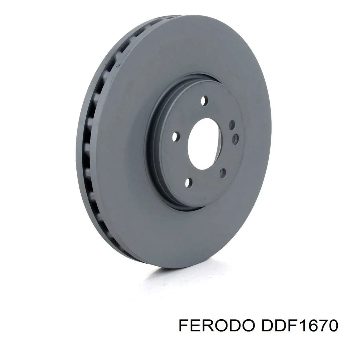 DDF1670 Ferodo Диск тормозной передний