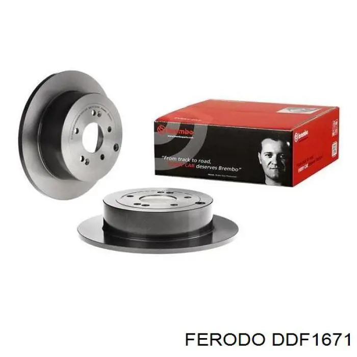 DDF1671 Ferodo Дисковый тормоз