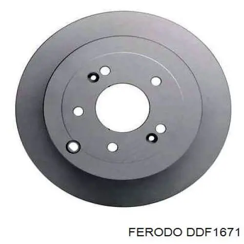 Тормозные диски DDF1671 Ferodo
