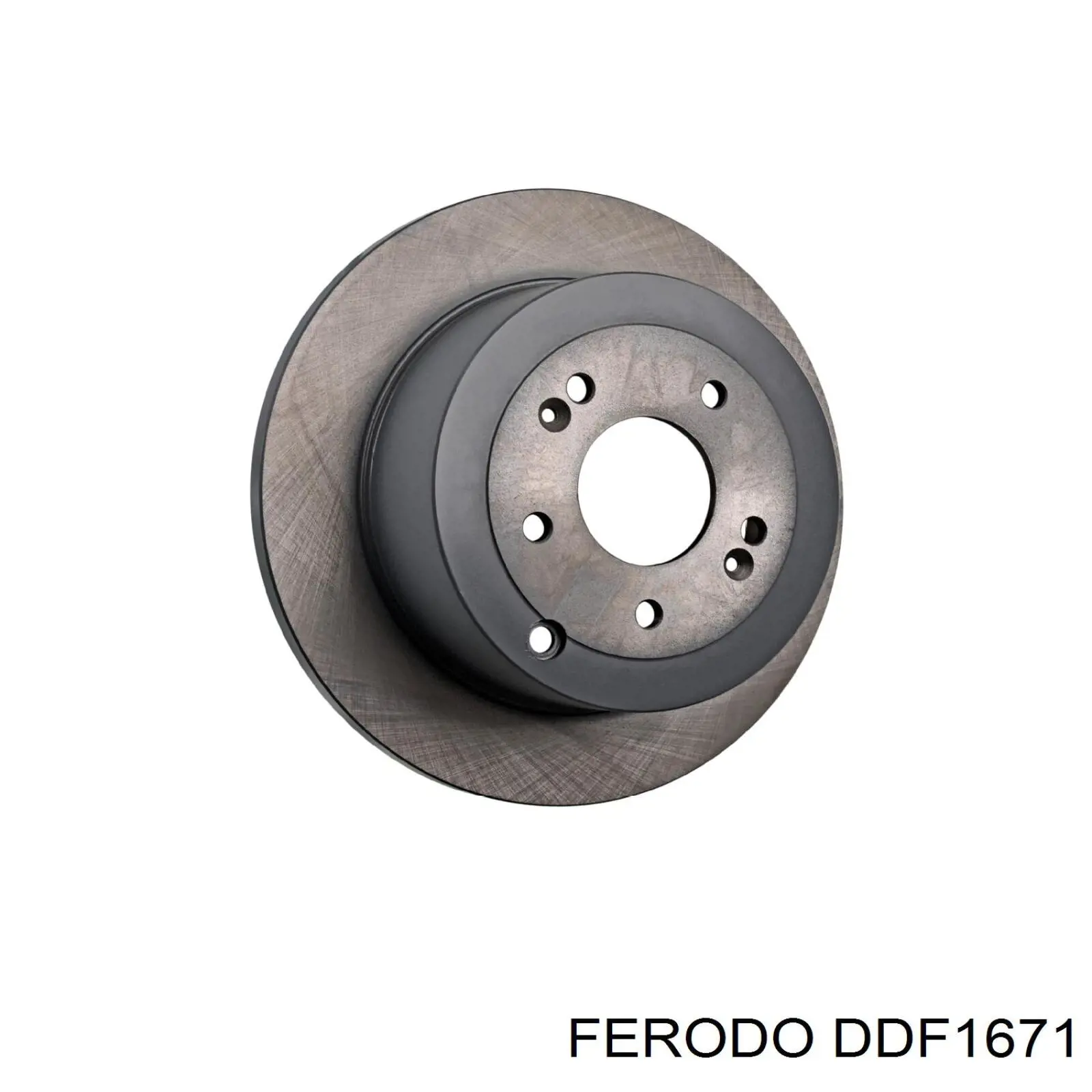 DDF1671 Ferodo диск тормозной задний