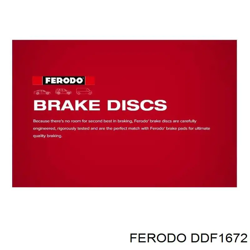 Задний тормозной диск Ferodo DDF1672 цена, от 56.46 USD