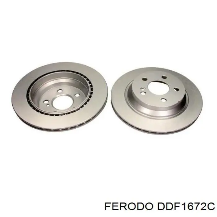 Задний тормозной диск Ferodo DDF1672C цена, от 49.84 USD