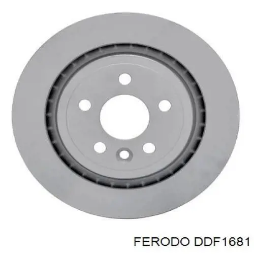 Диск гальмівний задній DDF1681 Ferodo