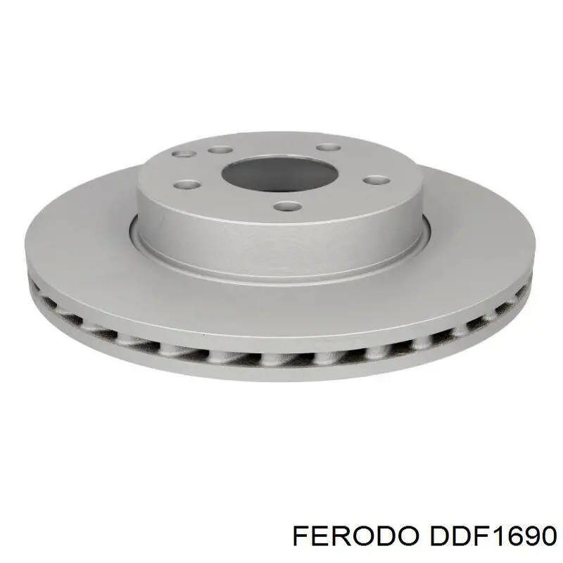 Передние тормозные диски DDF1690 Ferodo
