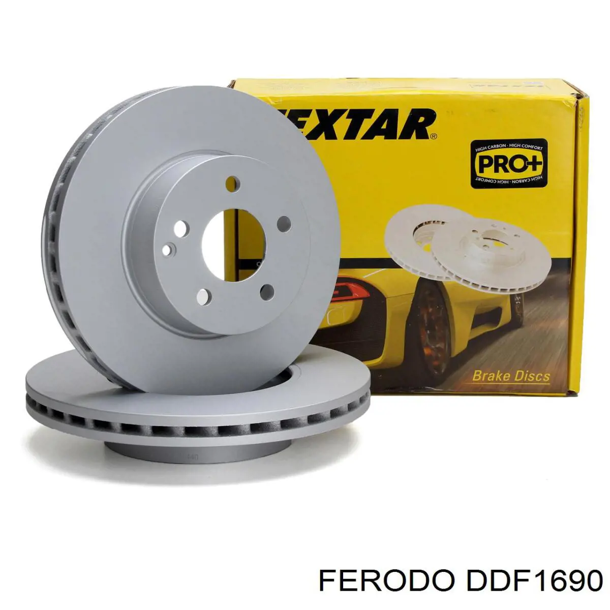 Тормоз дисковый передний Ferodo DDF1690 цена, от 61.34 USD