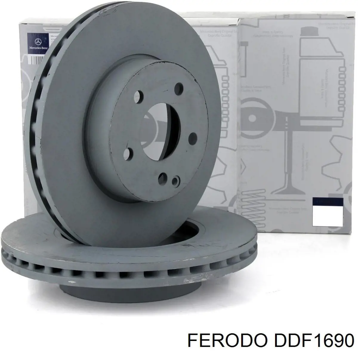Тормоз дисковый передний Ferodo DDF1690 цена, от 61.34 USD