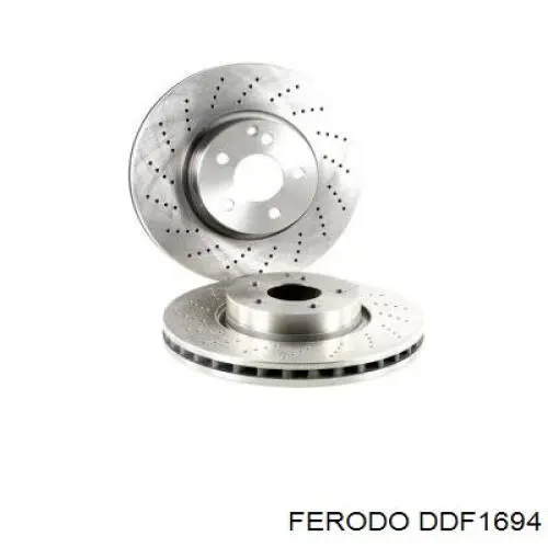 DDF1694 Ferodo диск тормозной передний