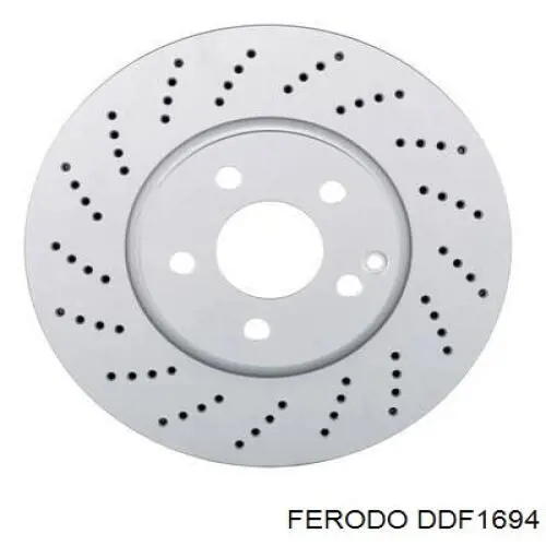 Передние тормозные диски DDF1694 Ferodo