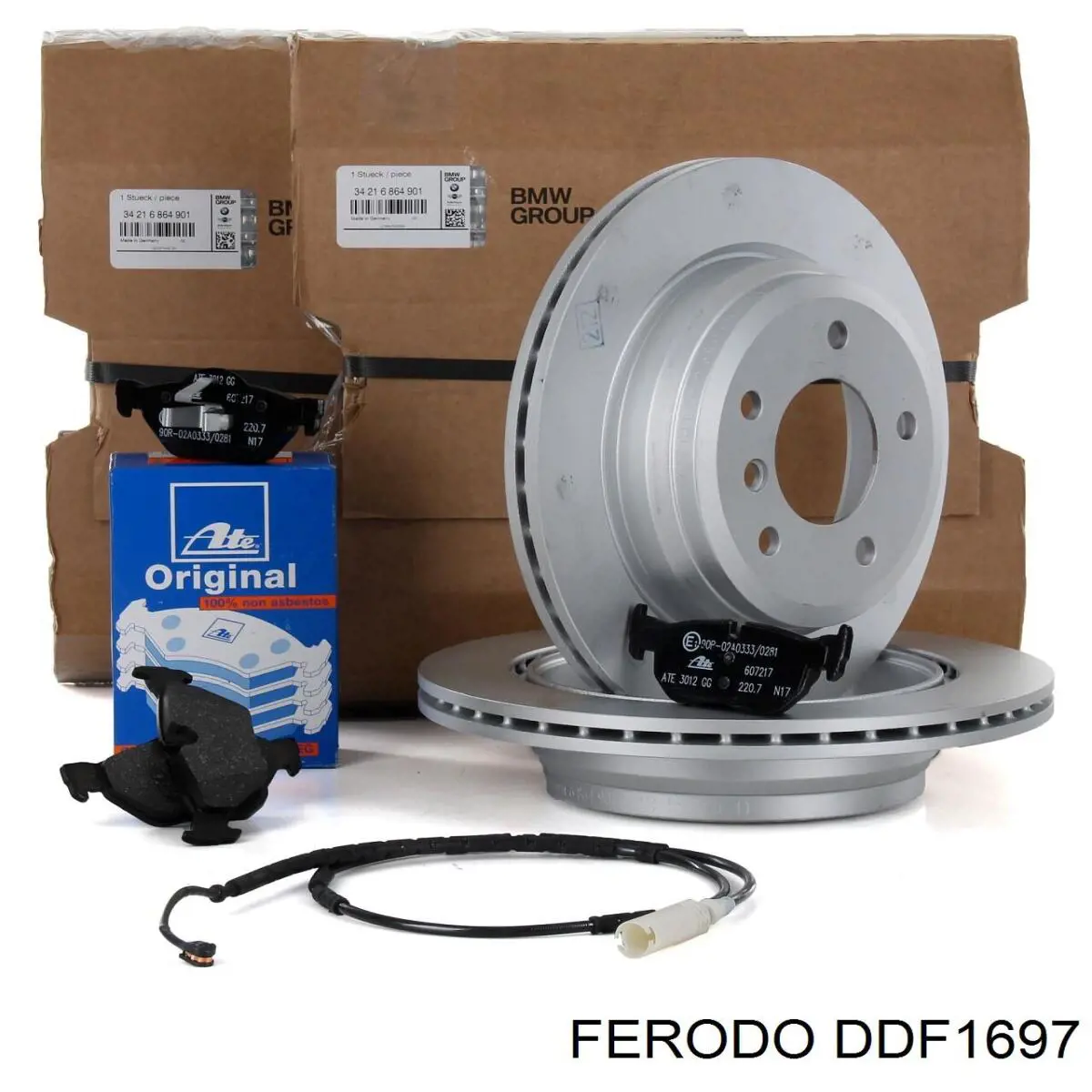 Задний тормозной диск Ferodo DDF1697 цена, от 57.56 USD