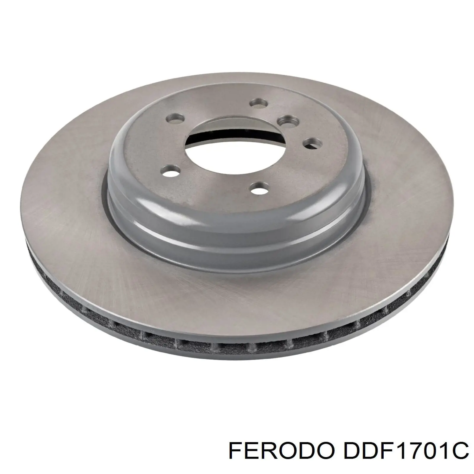 Disco de freno delantero DDF1701C Ferodo