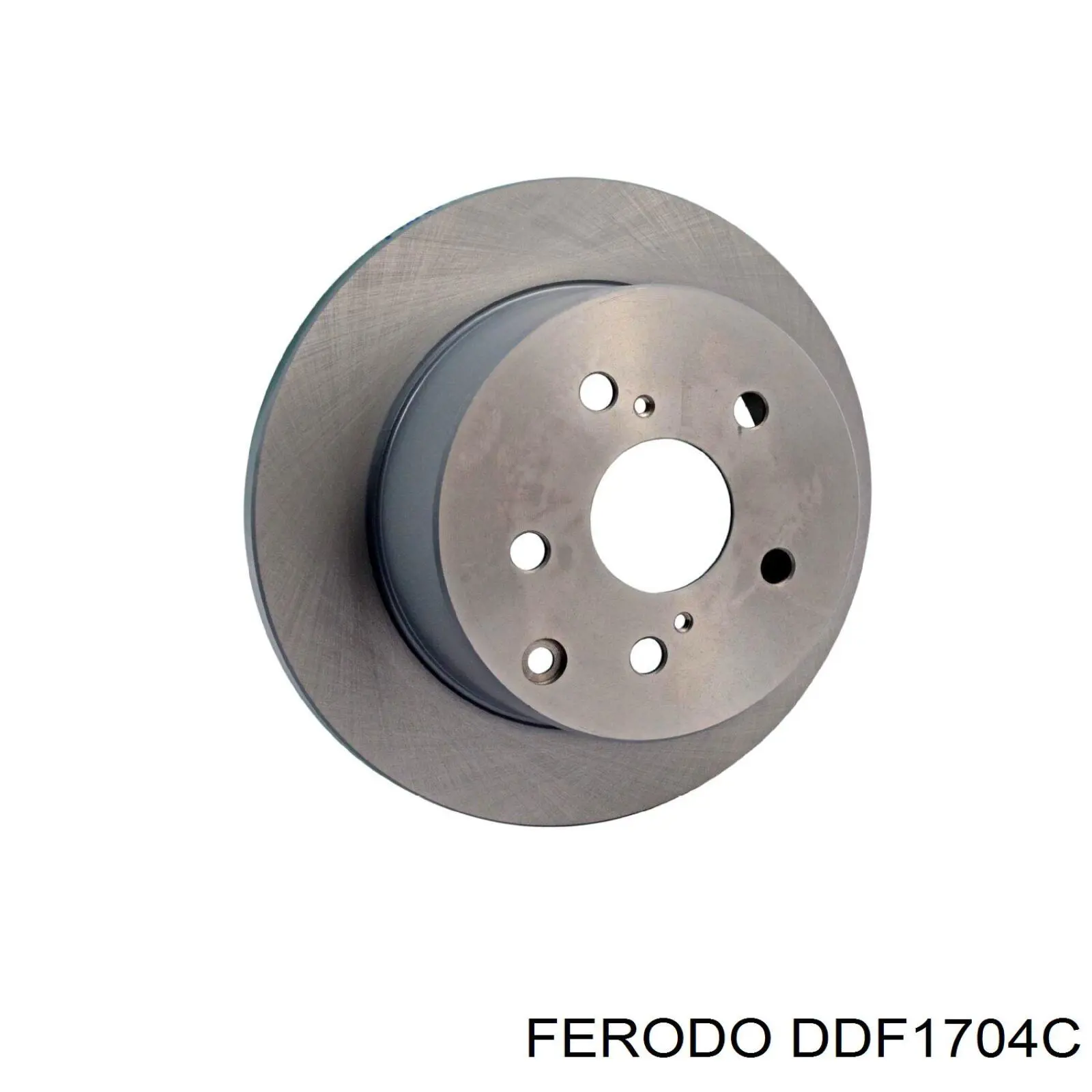 Disco de freno trasero DDF1704C Ferodo