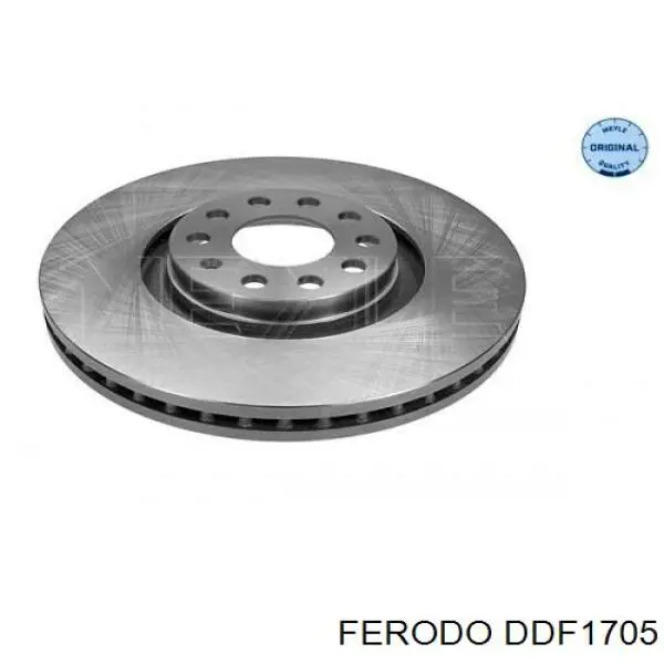 Freno de disco delantero DDF1705 Ferodo