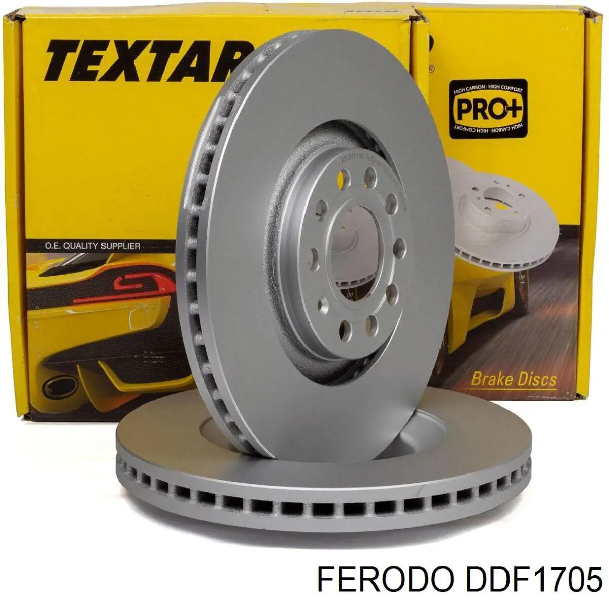 DDF1705 Ferodo Диск тормозной передний
