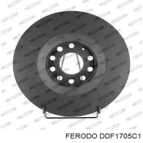 DDF1705C1 Ferodo диск тормозной передний