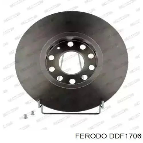 DDF1706 Ferodo диск тормозной передний
