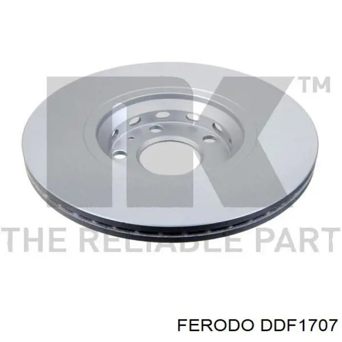 Передние тормозные диски DDF1707 Ferodo