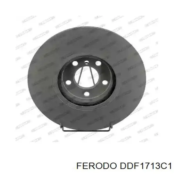 Передние тормозные диски DDF1713C1 Ferodo