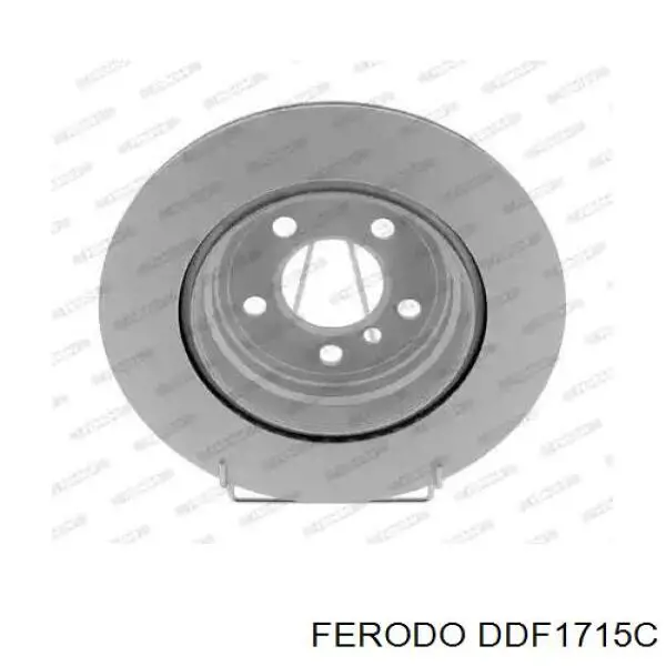 DDF1715C Ferodo диск тормозной задний