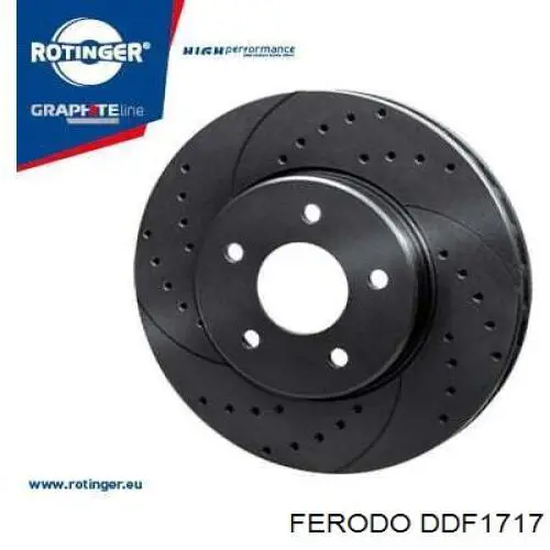 Купить DDF1717 Ferodo Ротор тормозной