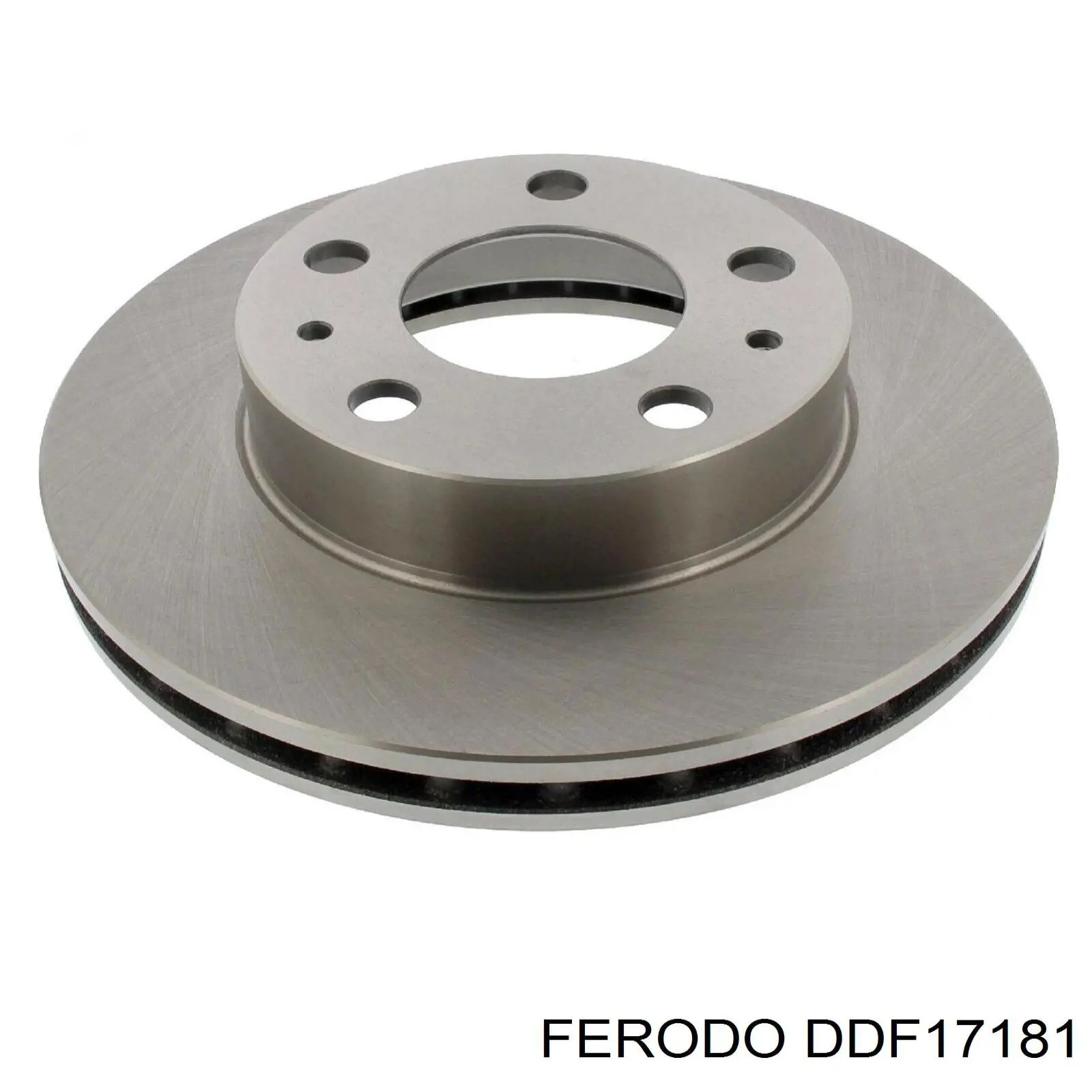 DDF17181 Ferodo disco do freio dianteiro