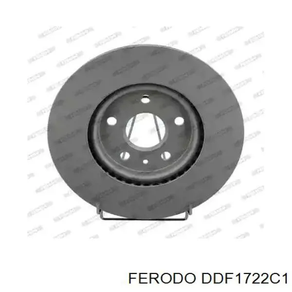 Передние тормозные диски DDF1722C1 Ferodo