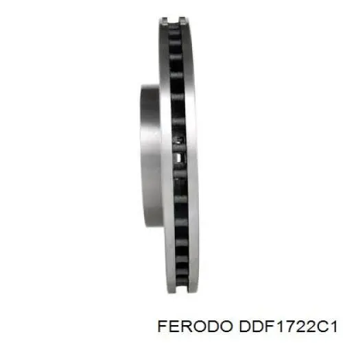 Передние тормозные диски DDF1722C1 Ferodo
