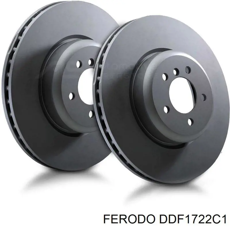 Передний тормозной диск Ferodo DDF1722C1