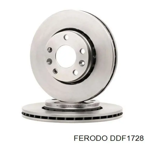Freno de disco delantero DDF1728 Ferodo