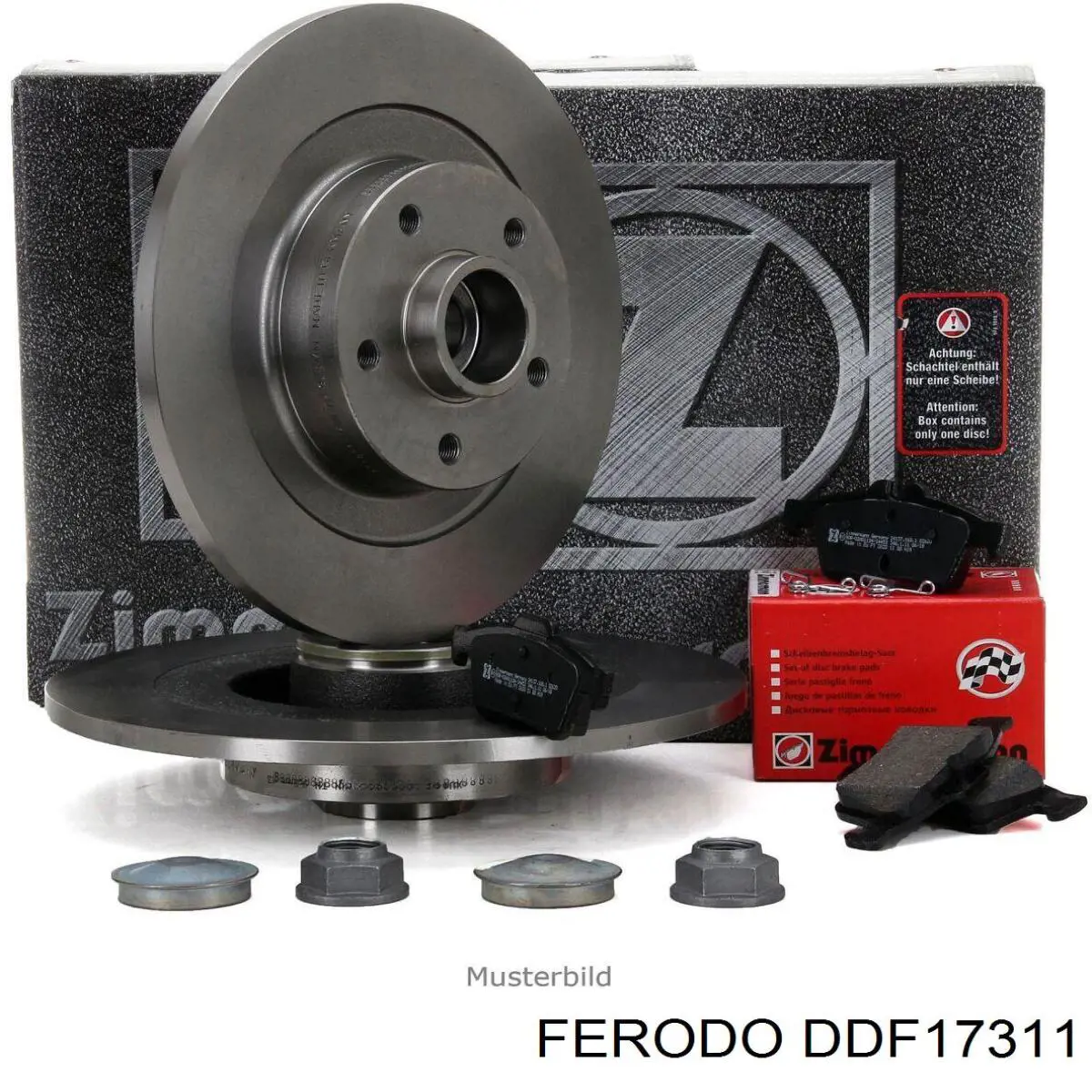 Тормозные диски DDF17311 Ferodo