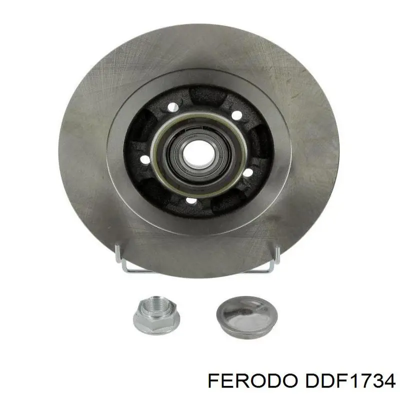 Тормозные диски DDF1734 Ferodo