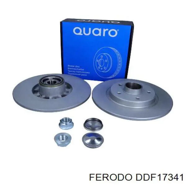 DDF17341 Ferodo Дисковый тормоз