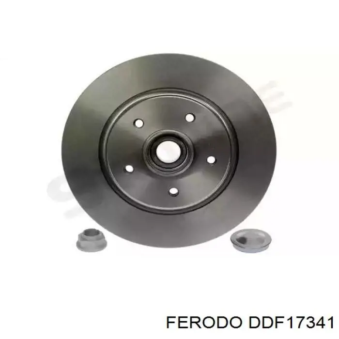 Тормозные диски DDF17341 Ferodo