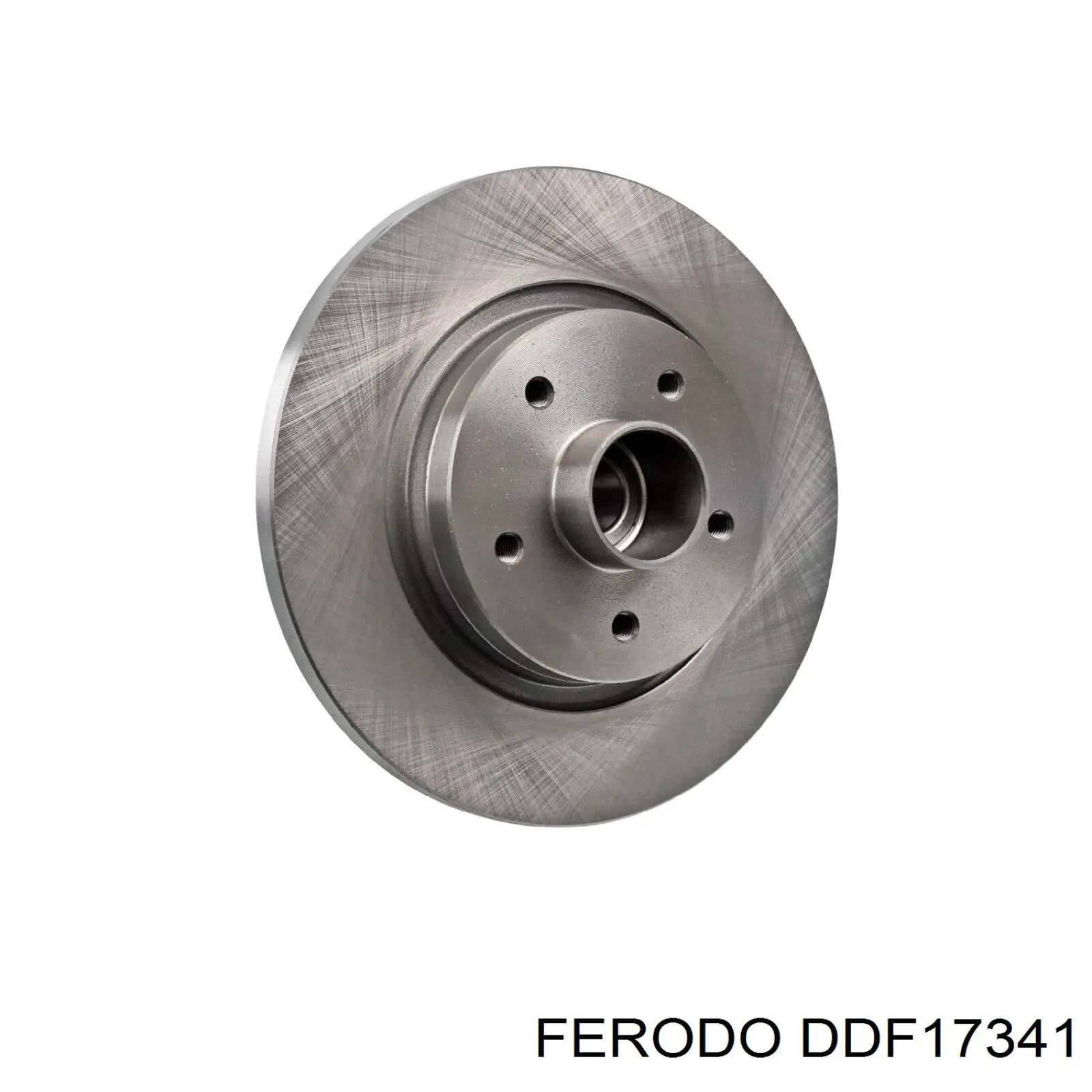 Disco de freno trasero DDF17341 Ferodo