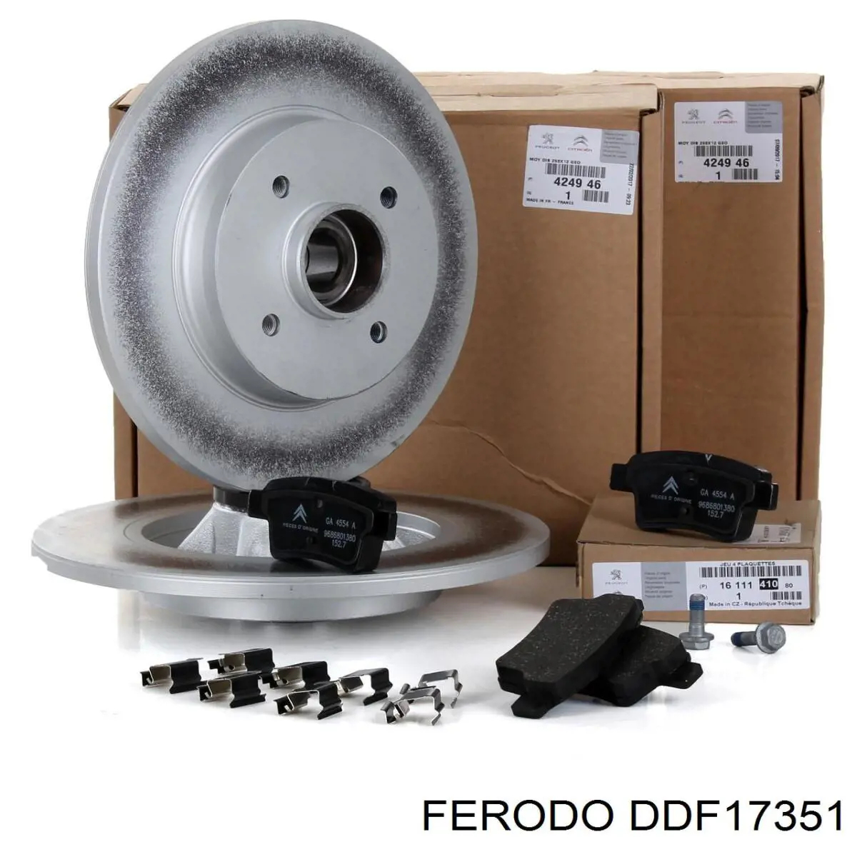 Задний тормозной диск Ferodo DDF17351 цена, от 110.84 USD