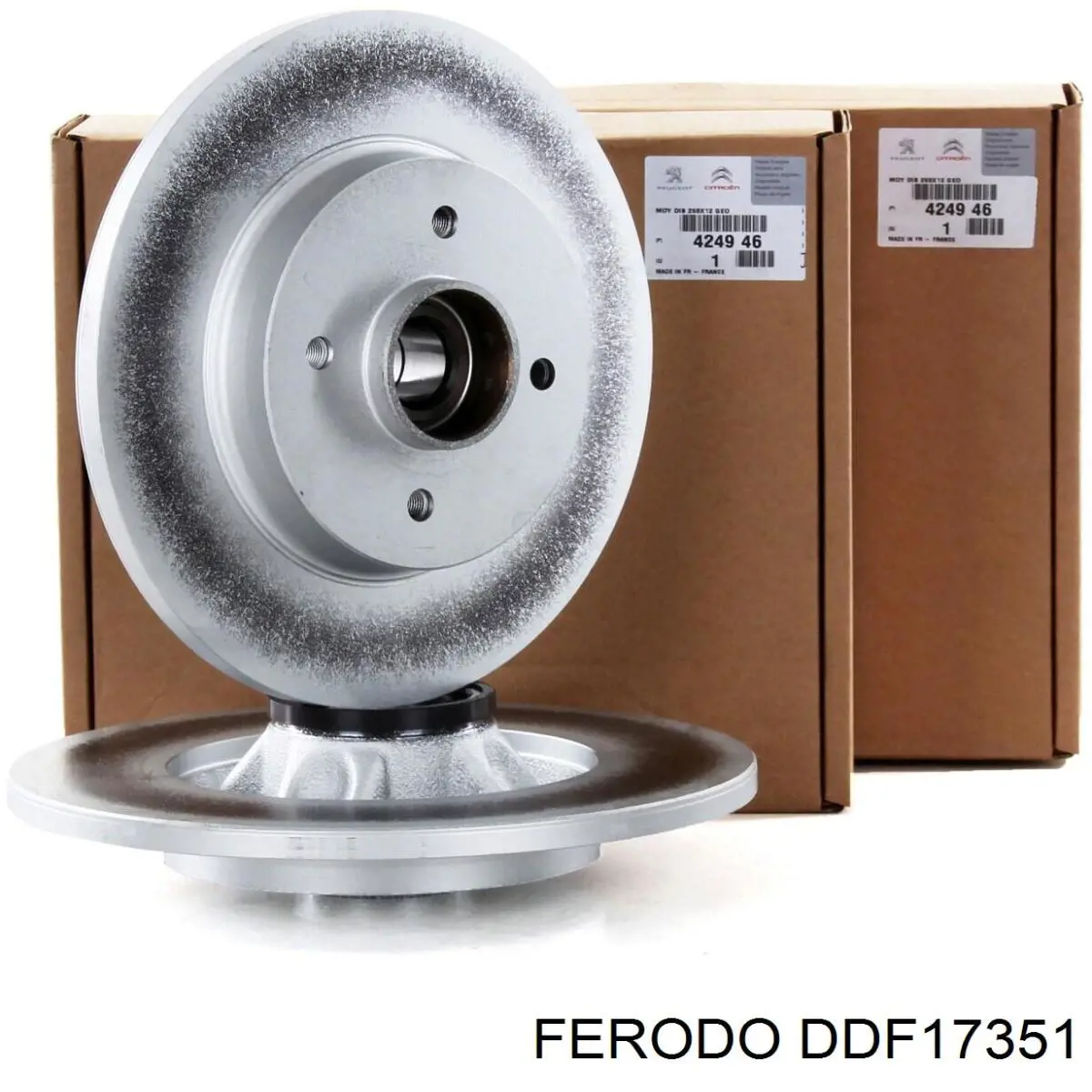 Тормозные диски DDF17351 Ferodo