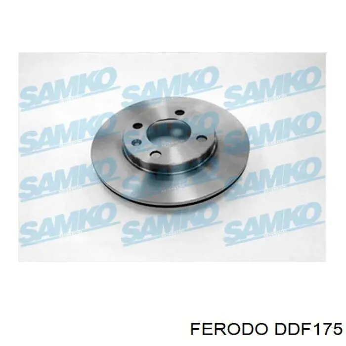 Тормоз дисковый передний Ferodo DDF175 цена, от 23.29 USD