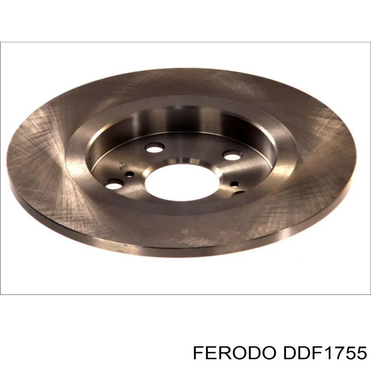 Disco de freno trasero DDF1755 Ferodo
