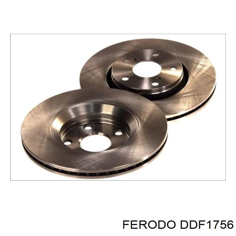 Тормоз дисковый передний Ferodo DDF1756 цена, от 53.08 USD