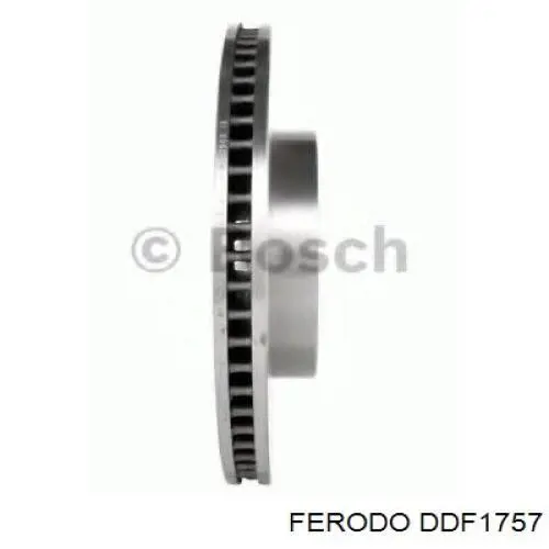 Передние тормозные диски DDF1757 Ferodo
