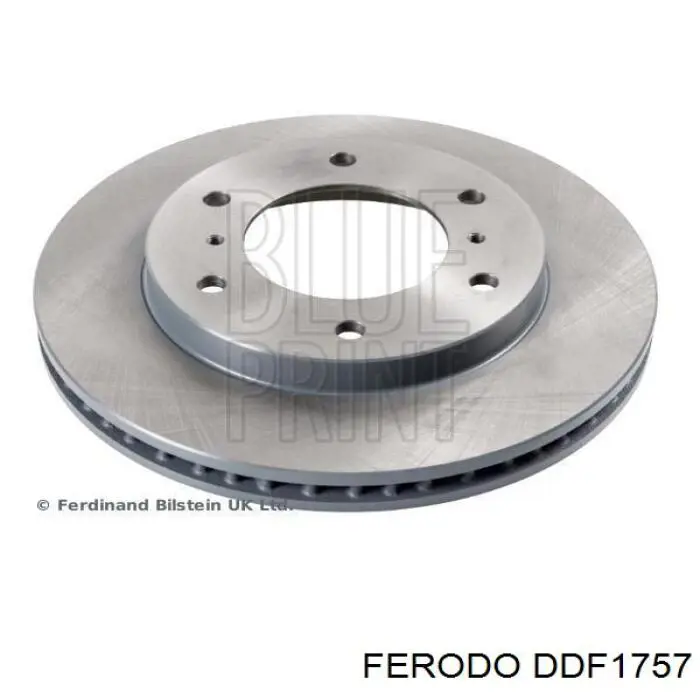 DDF1757 Ferodo Диск тормозной передний