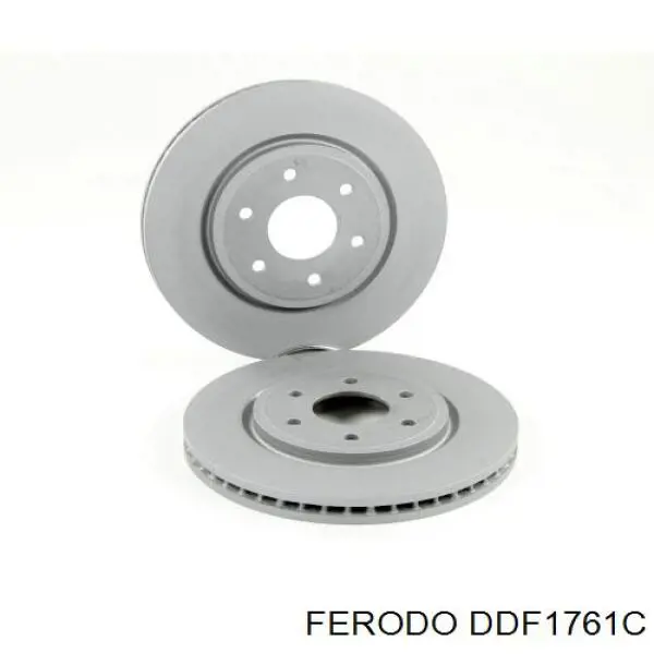 DDF1761C Ferodo диск тормозной передний